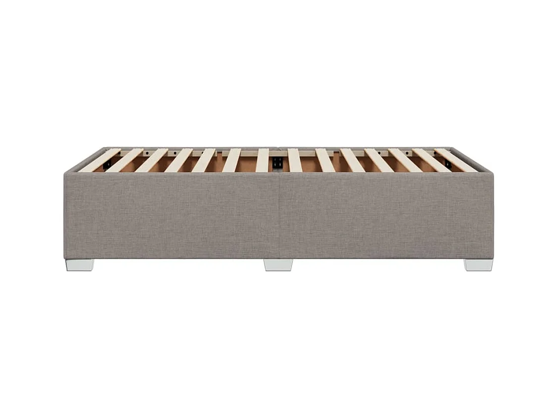 Lit simple | Lit adulte, enfant | Cadre de lit taupe 80x200 cm tissu