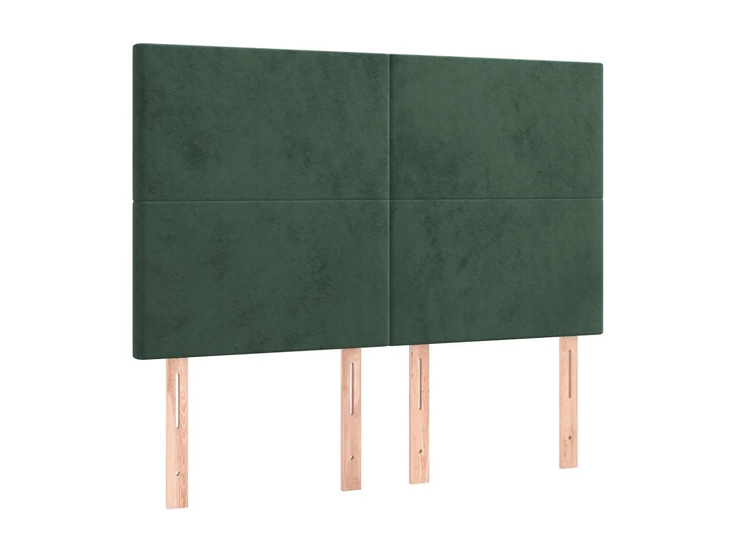Lit double | Lit adulte | Cadre de lit vert foncé 140x200 cm velours
