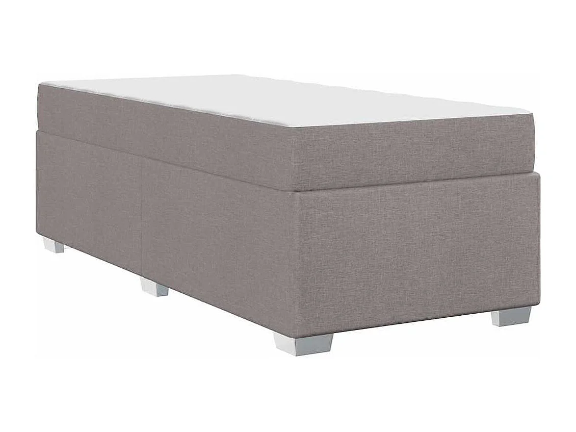 Lit simple | Lit adulte, enfant | Cadre de lit Taupe 90x190 cm tissu
