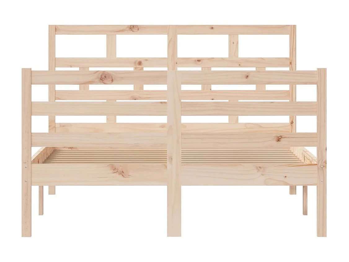 Lit simple | Lit adulte, enfant | Cadre de lit bois massif 120x200 cm