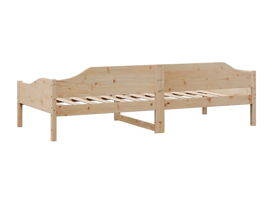 Lit simple | Lit adulte, enfant | Cadre de lit 90x200 cm bois de pin massif