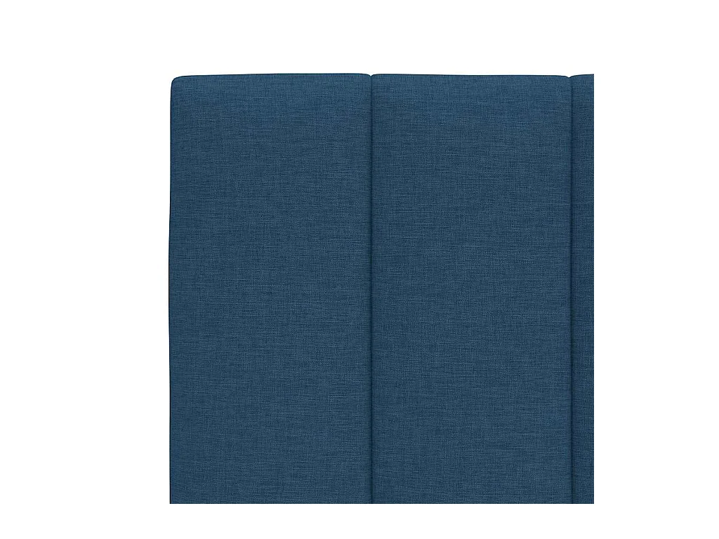 Lit double | Lit adulte | Cadre de lit bleu 140x190 cm tissu