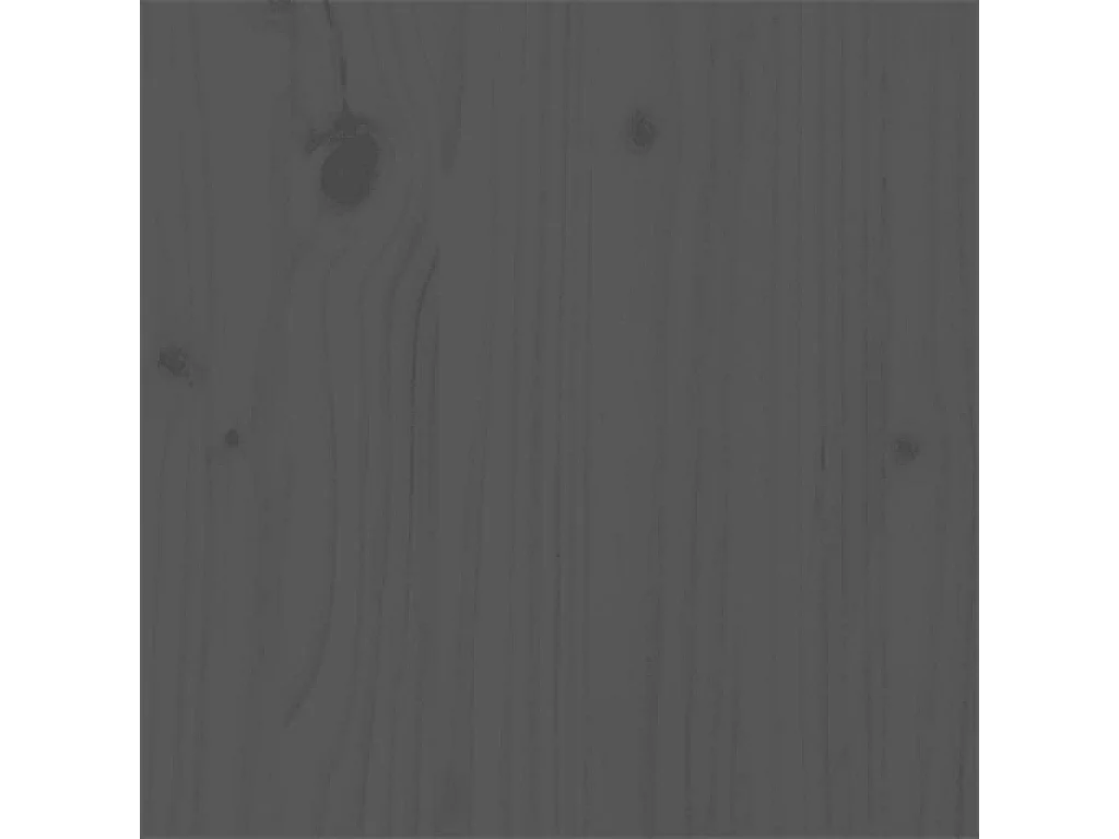 Lit simple | Lit adulte, enfant | Cadre de lit gris bois massif 75x190 cm