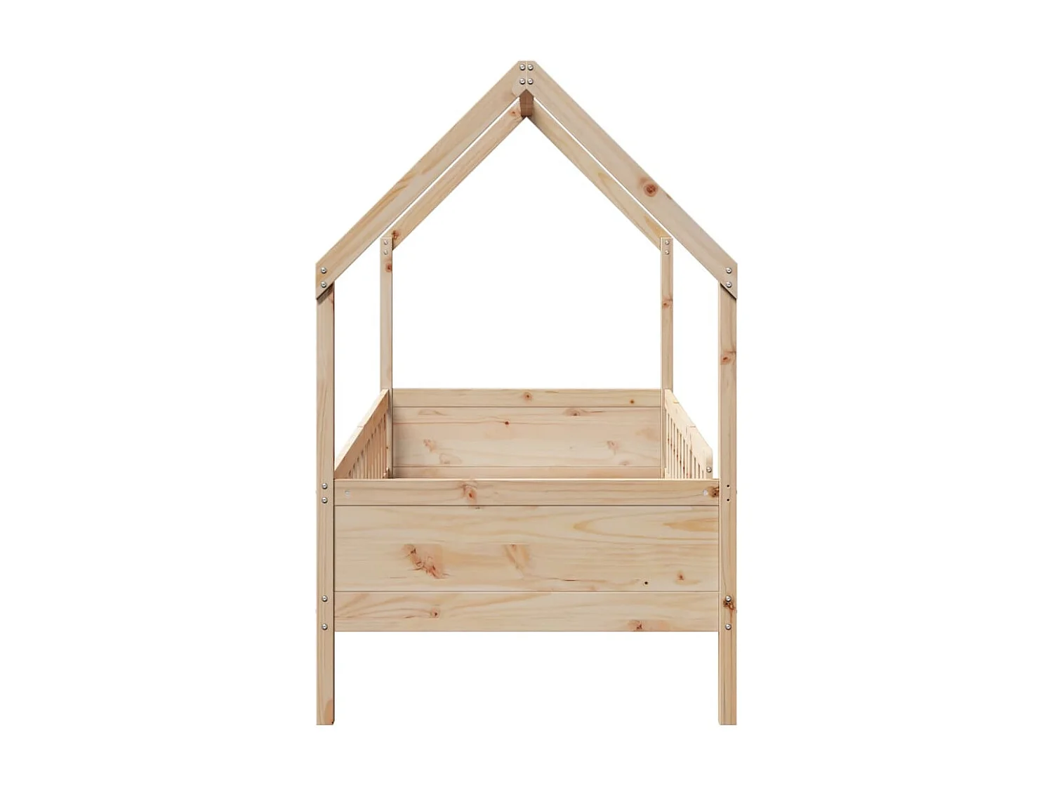 Lit simple | Lit enfant | Cadre de lit d'enfants forme de maison pin 90x190 cm