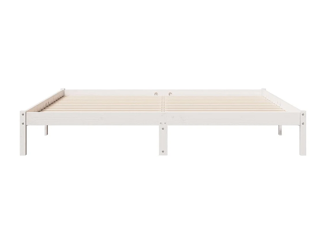 Lit double | Lit adulte | Cadre de lit extra long 180x220 cm bois massif pin
