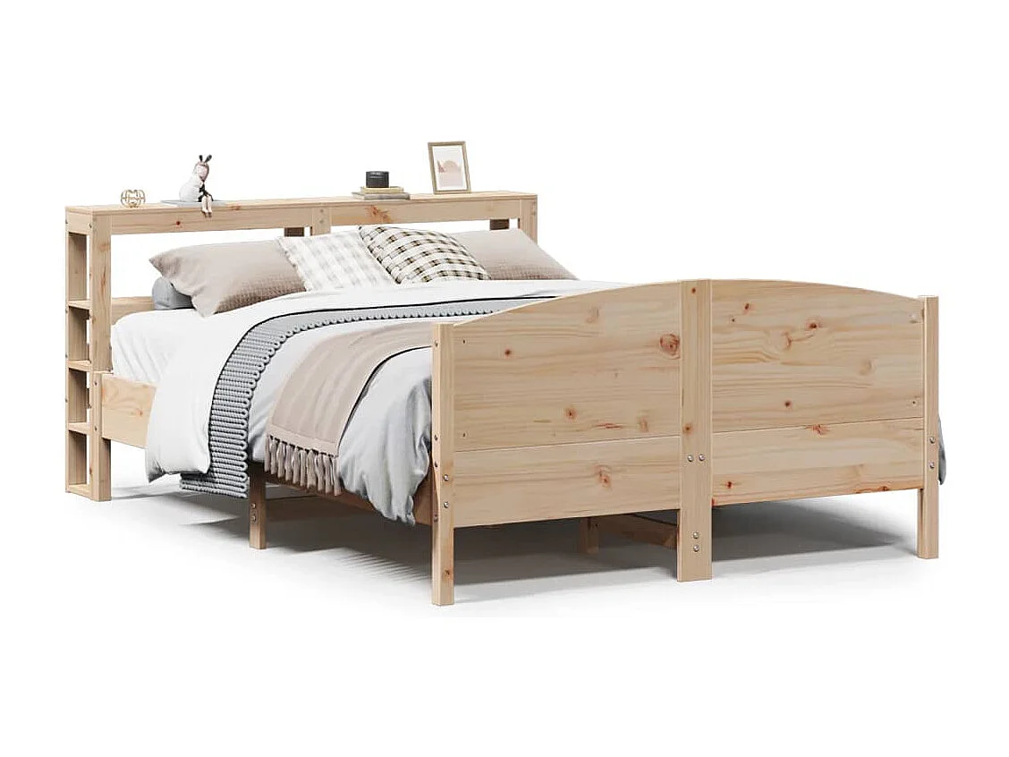 Lit double | Lit adulte | Cadre de lit 160x200 cm bois massif de pin