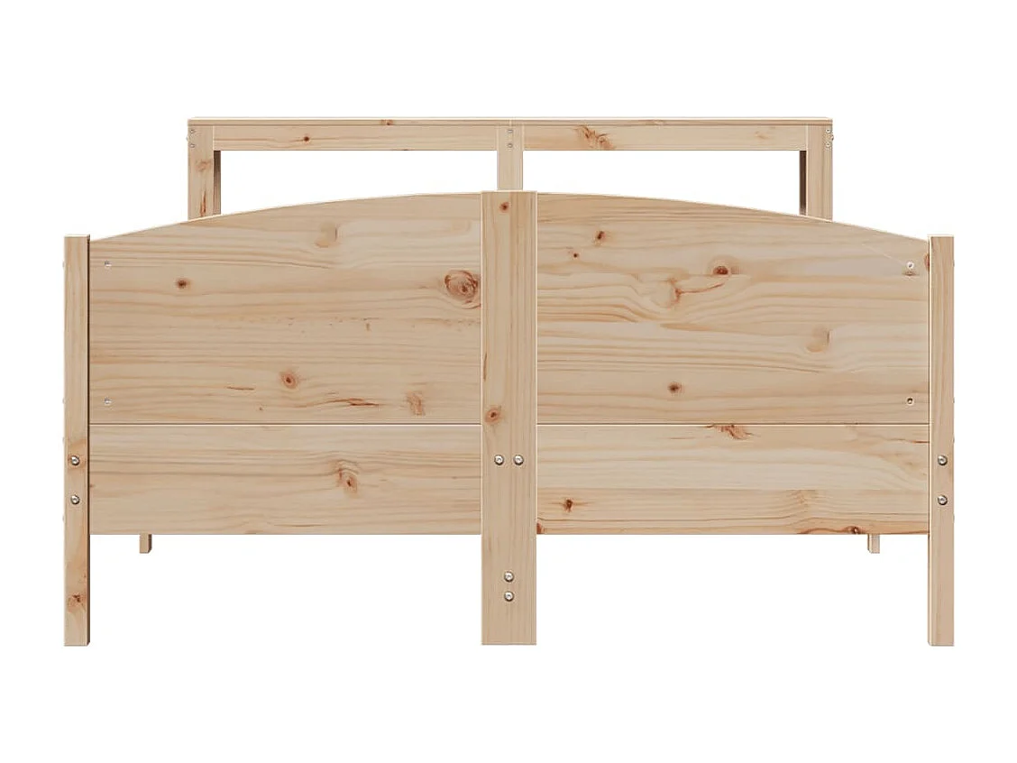 Lit double | Lit adulte | Cadre de lit 160x200 cm bois massif de pin
