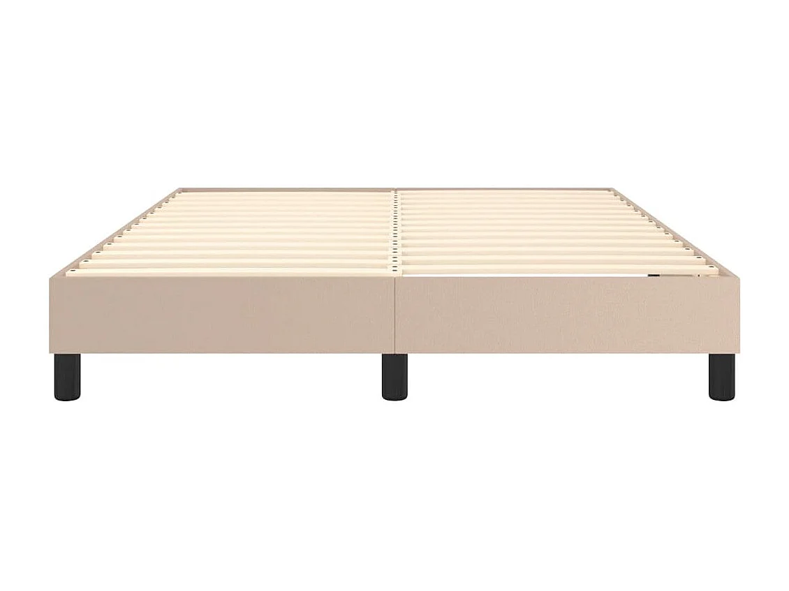 Lit double | Lit adulte | Cadre de lit cappuccino 140x200 cm similicuir