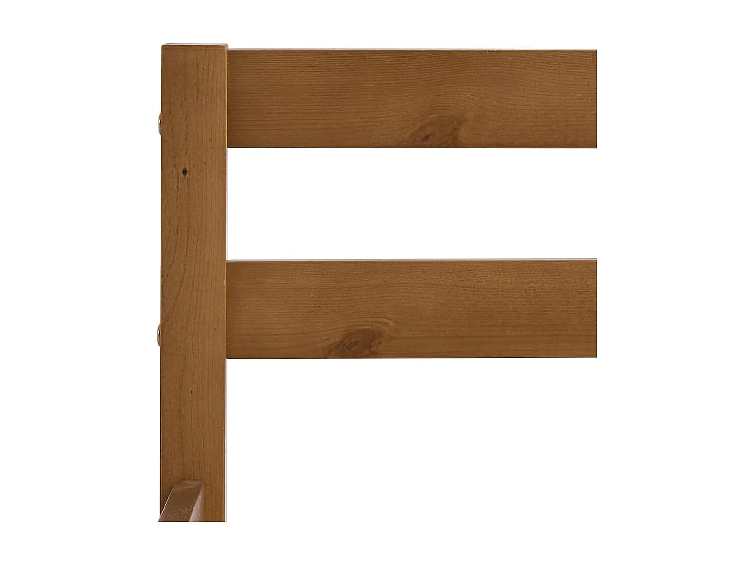 Lit double | Lit adulte | Cadre de lit marron miel pin massif 160x200 cm