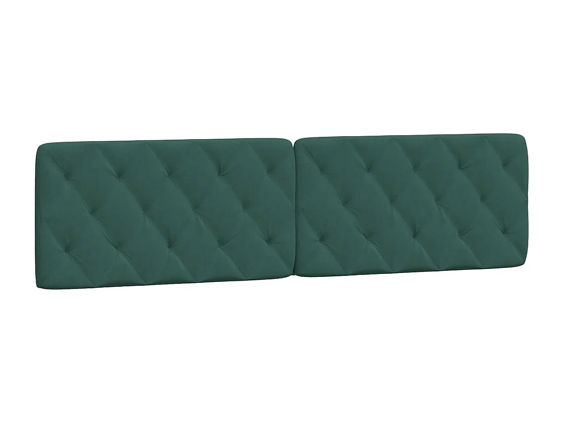 Letto per adulti | Letto matrimoniale | Giroletto senza Materasso Verde Scuro 200x200 cm in Velluto