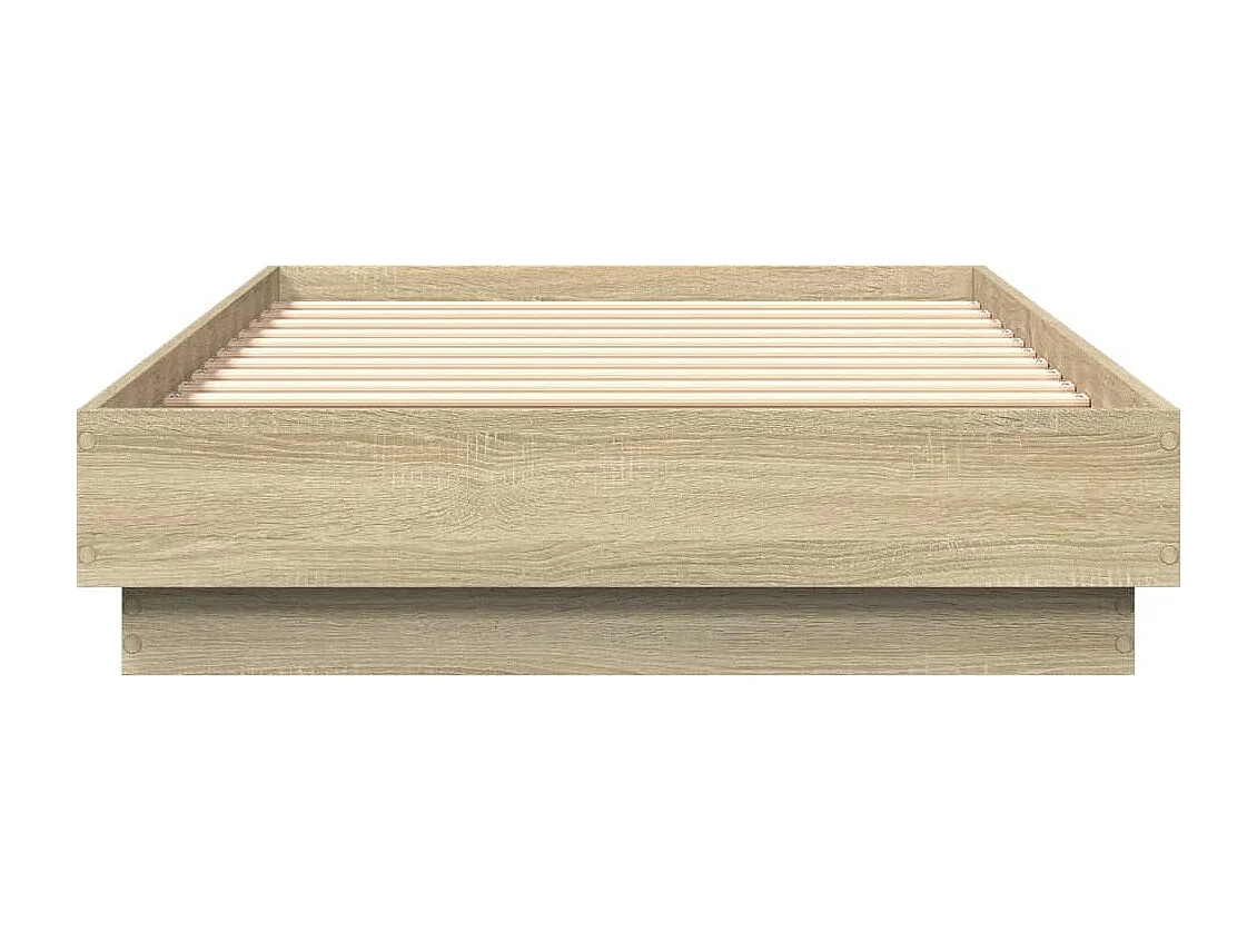 Lit simple | Lit adulte, enfant | Cadre de lit avec lumières LED 75x190 cm