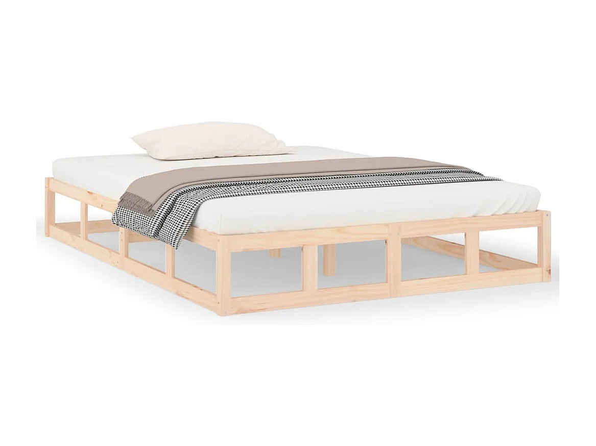 Lit double | Lit adulte | Cadre de lit 200x200 cm bois massif