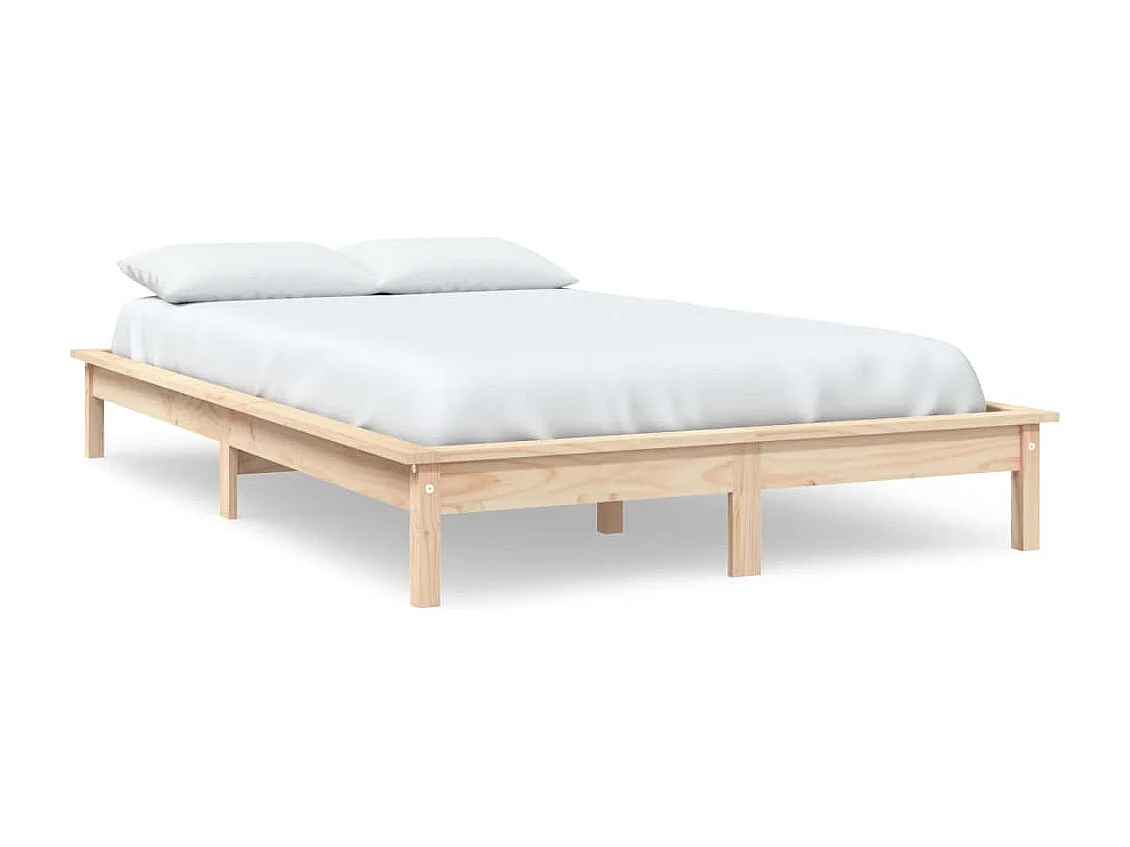 Lit simple | Lit adulte, enfant | Cadre de lit 120x200 cm bois massif