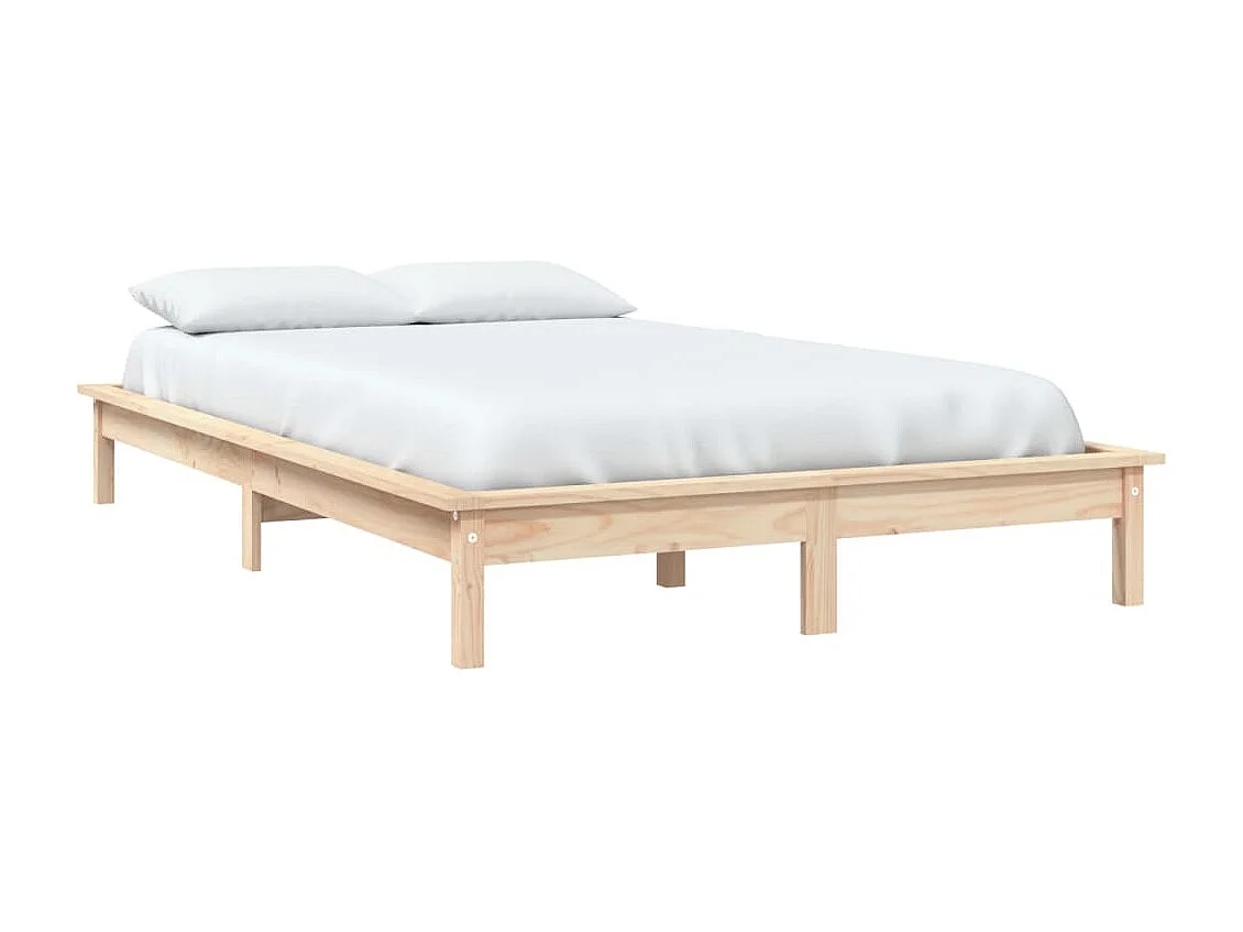 Lit simple | Lit adulte, enfant | Cadre de lit 120x200 cm bois massif