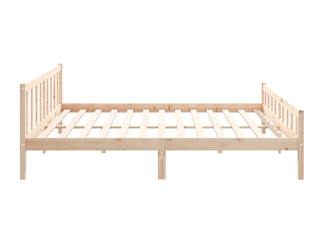 Lit double | Lit adulte | Cadre de lit bois massif 160x200 cm