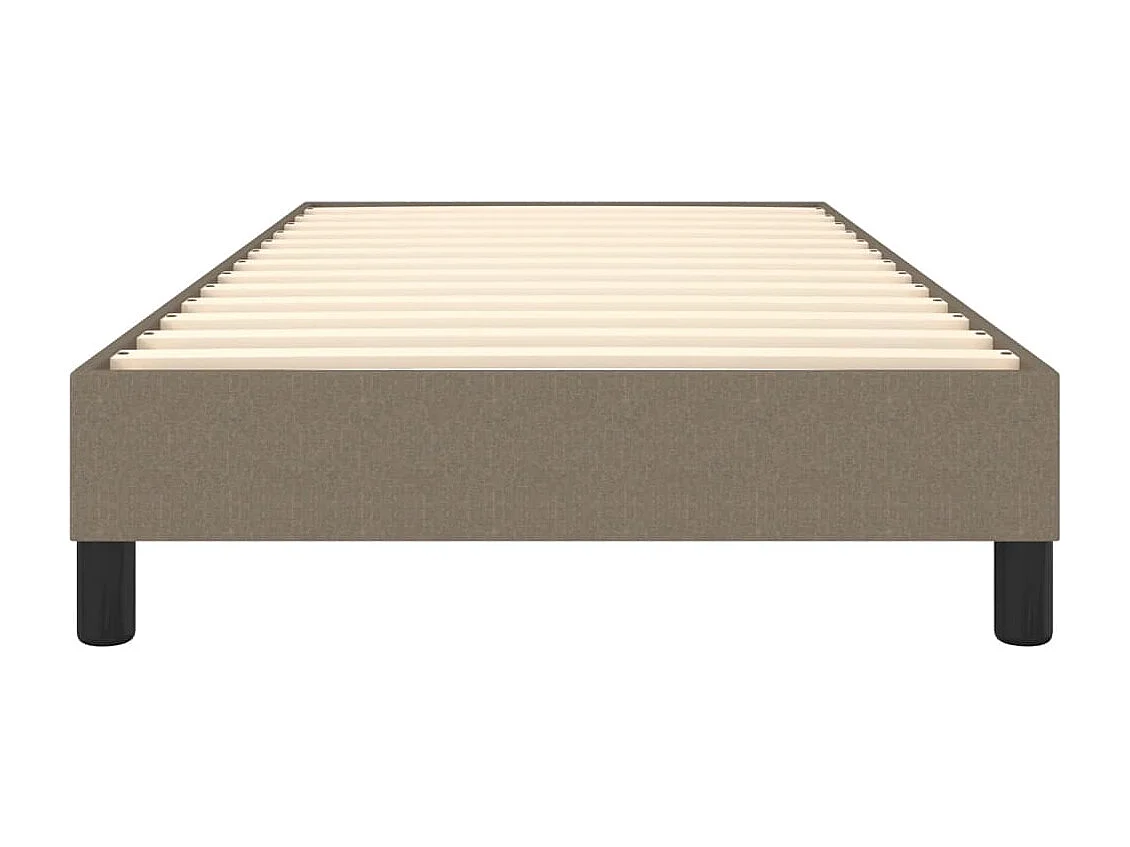 Lit simple | Lit adulte, enfant | Cadre de lit taupe 80x200 cm tissu