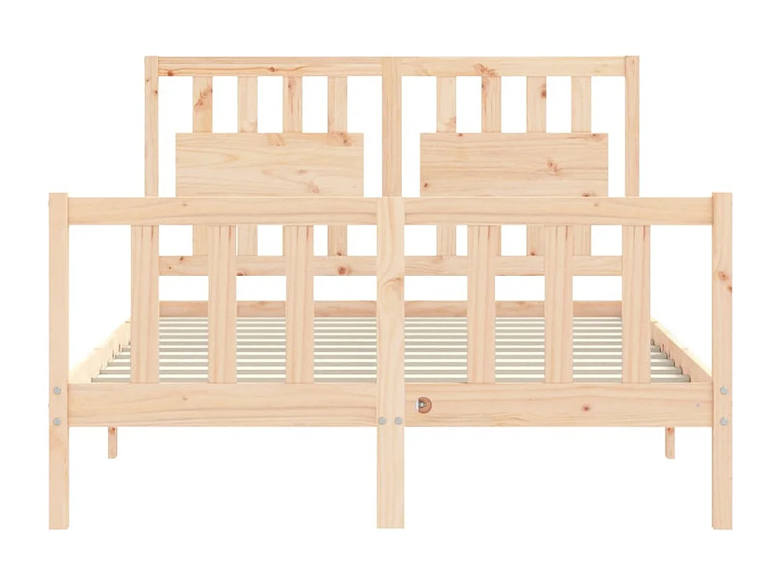 Lit simple | Lit adulte, enfant | Cadre de lit 120x200 cm bois de pin massif