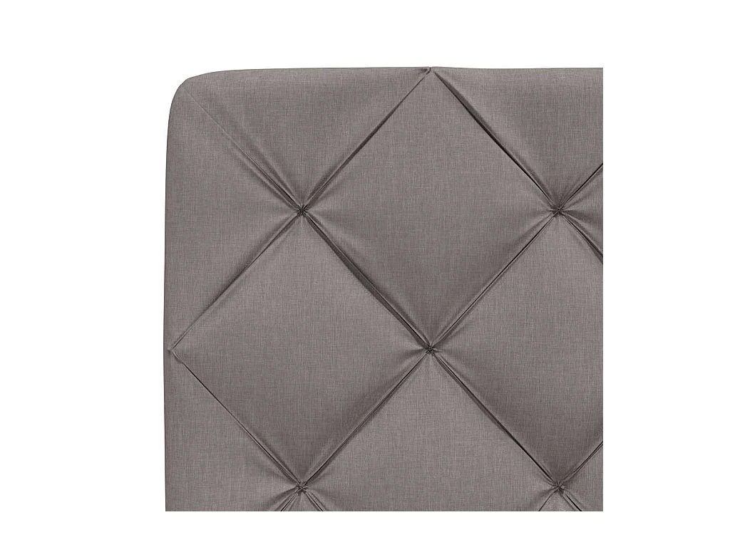 Letto per adulti | Letto singolo | Giroletto senza Materasso Tortora 80x200 cm Tessuto