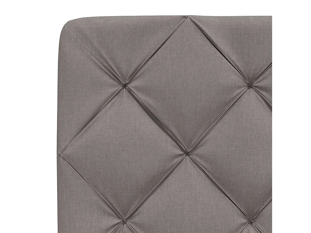 Lit simple | Lit adulte, enfant | Cadre de lit taupe 80x200 cm tissu