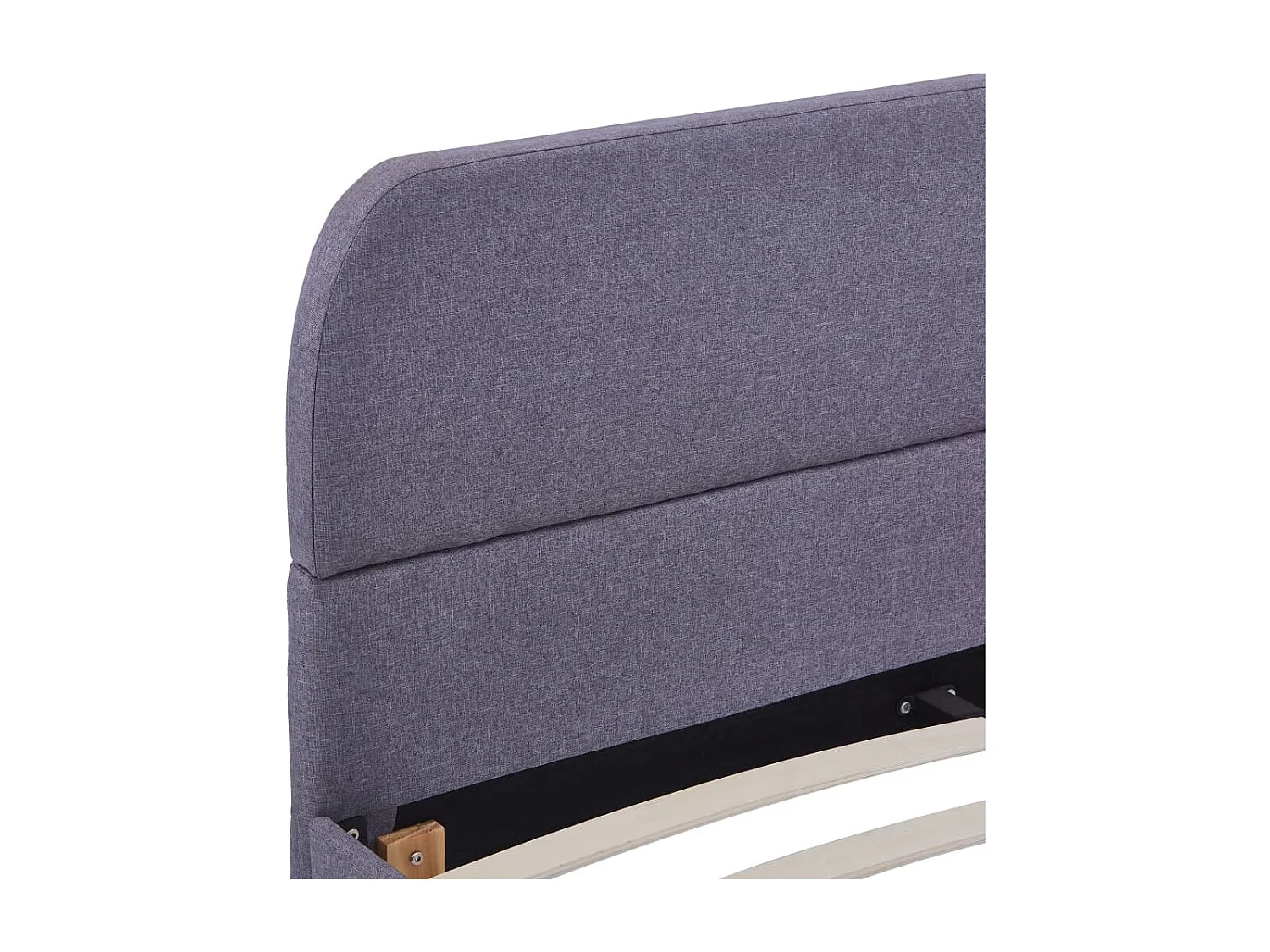 Lit double | Lit adulte | Cadre de lit gris clair tissu 140x200 cm