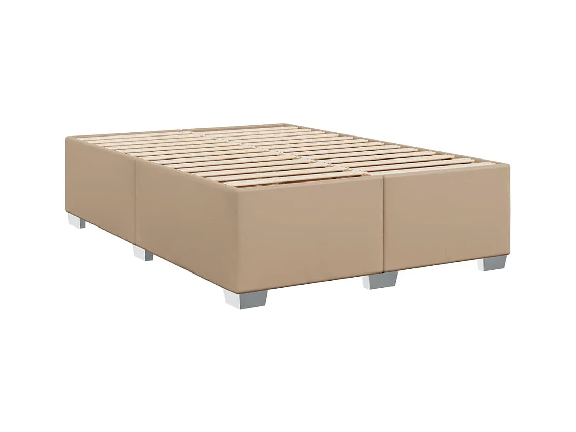 Letto per adulti | Letto matrimoniale | Giroletto Cappuccino 160x200 cm in Similpelle