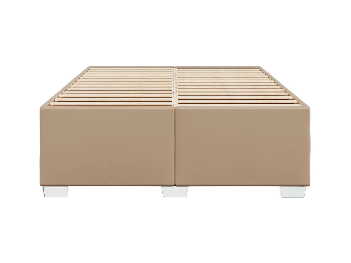 Letto per adulti | Letto matrimoniale | Giroletto Cappuccino 160x200 cm in Similpelle