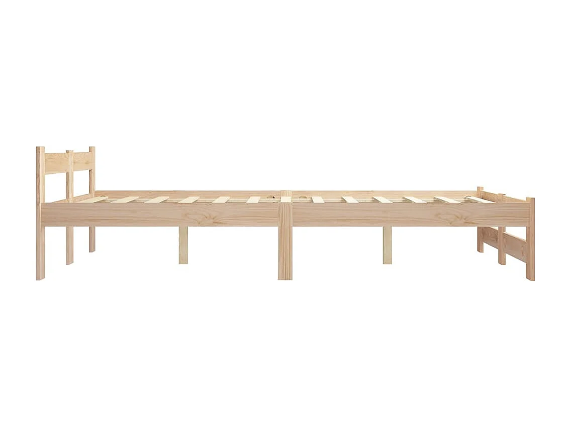 Lit double | Lit adulte | Cadre de lit bois massif de pin 160x200 cm
