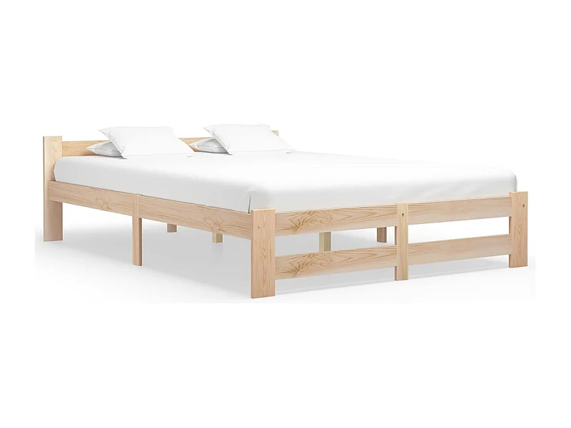 Lit double | Lit adulte | Cadre de lit bois massif de pin 160x200 cm