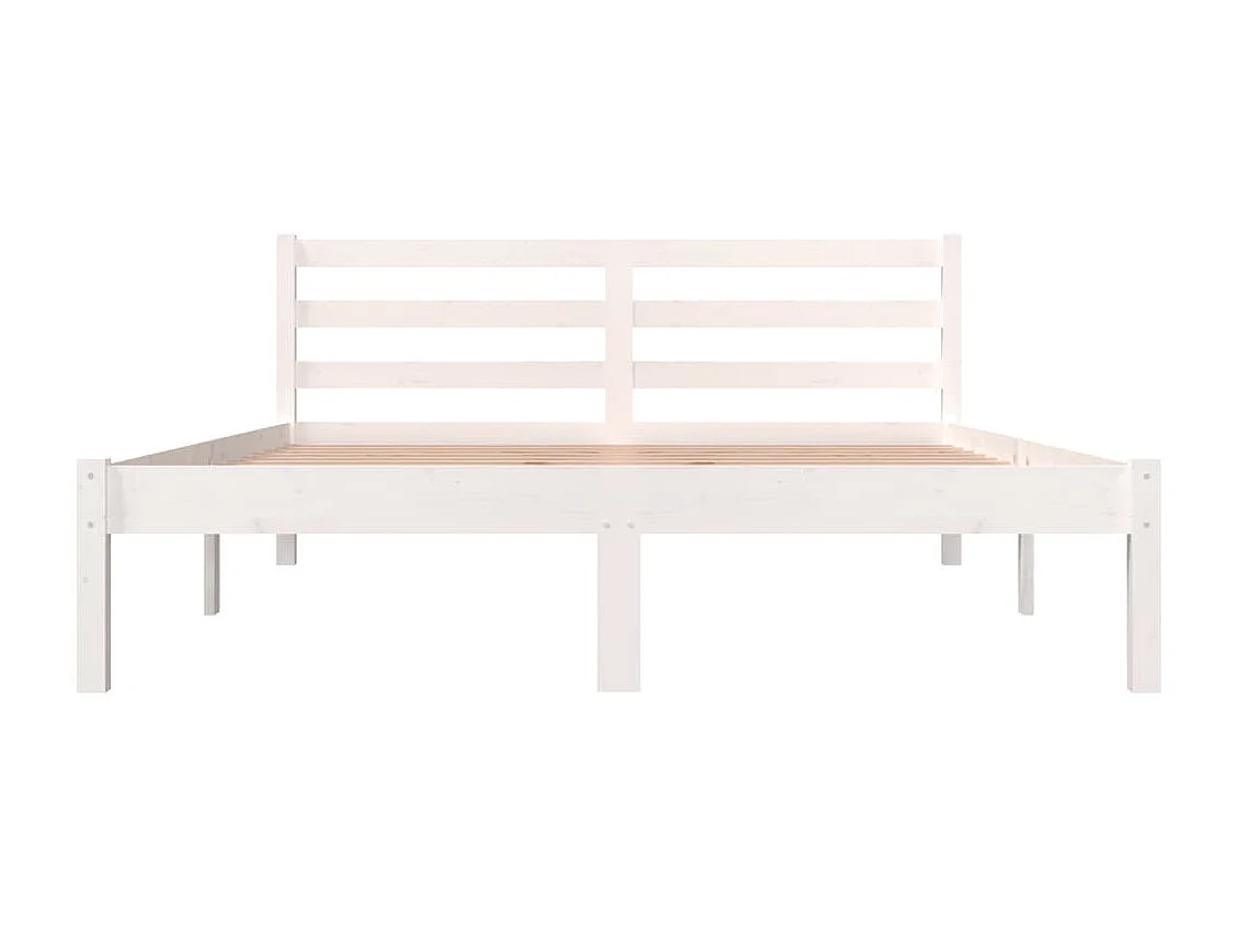 Lit simple | Lit adulte, enfant | Cadre de lit 120x190 cm blanc