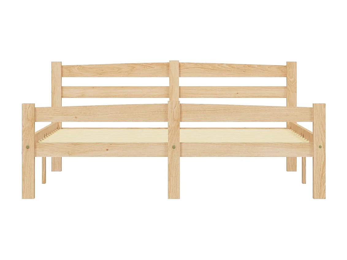 Lit simple | Lit adulte, enfant | Cadre de lit bois de pin massif 120x200 cm