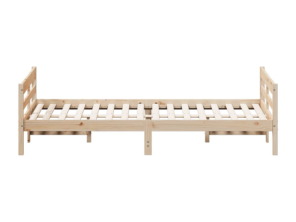 Lit double | Lit adulte | Cadre de lit 140x200 cm bois massif de pin