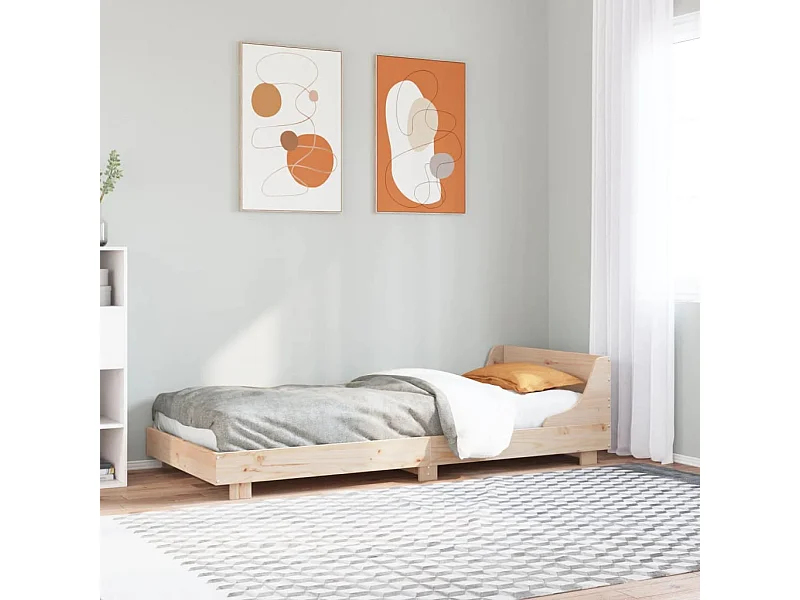 Lit simple | Lit adulte, enfant | Cadre de lit 100x200 cm bois massif de pin
