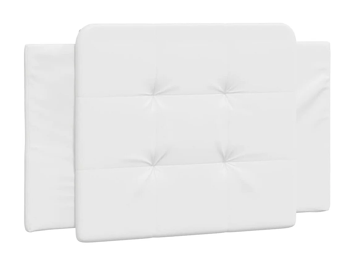 Bedframe | Eenpersoonsbed met LED zonder matras "Zadar" wit 80x200 cm