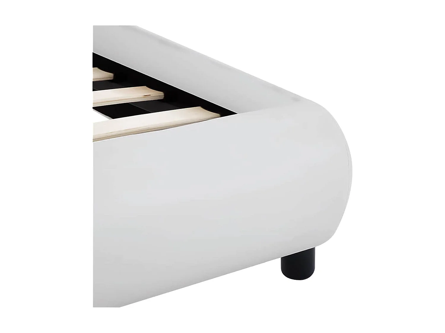 Letto per adulti | Letto matrimoniale | Giroletto con LED senza Materasso Bianco 180x200 cm