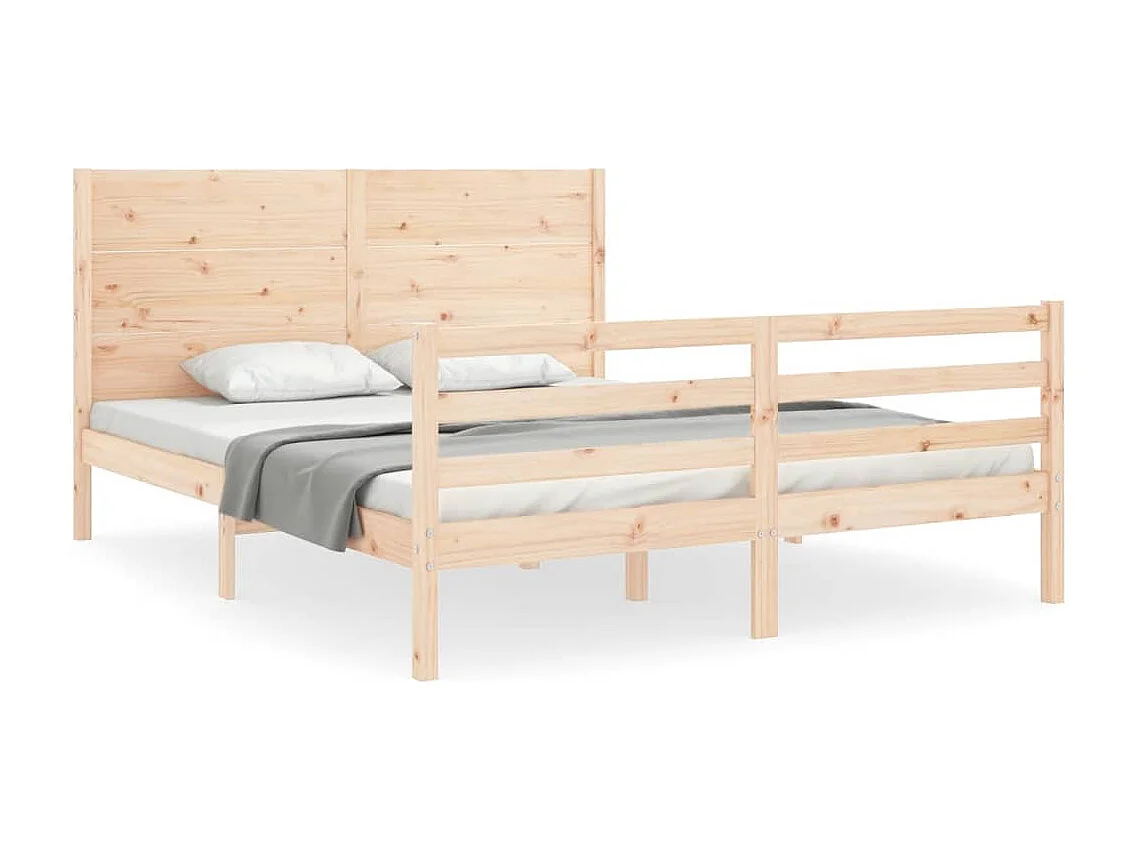 Lit double | Lit adulte | Cadre de lit 160x200 cm bois massif