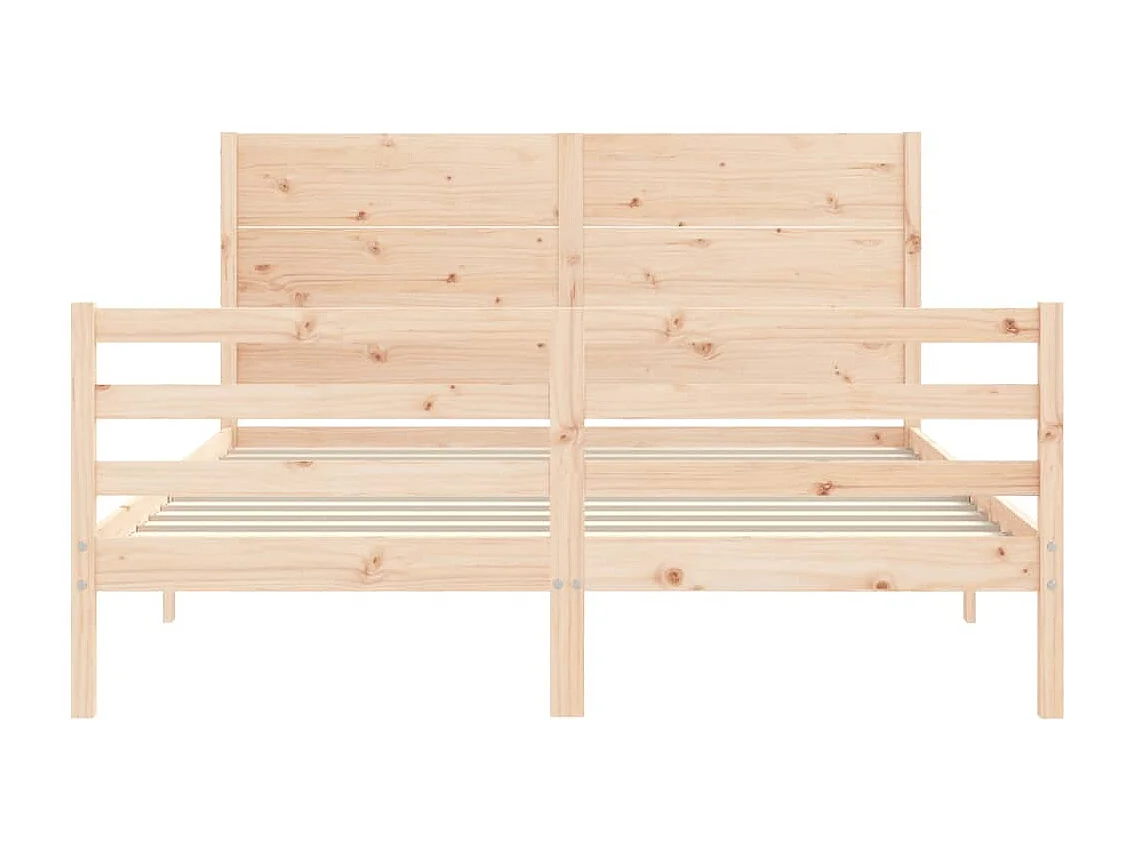 Lit double | Lit adulte | Cadre de lit 160x200 cm bois massif