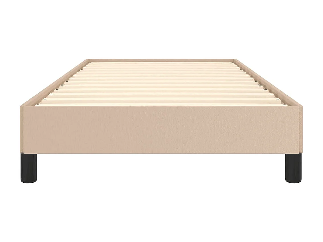 Lit simple | Lit adulte, enfant | Cadre de lit cappuccino 80x200 cm similicuir