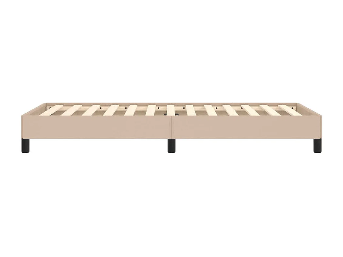 Lit simple | Lit adulte, enfant | Cadre de lit cappuccino 80x200 cm similicuir