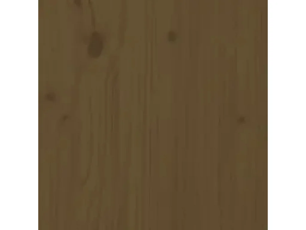 Lit double | Lit adulte | Cadre de lit marron miel 200x200 cm bois massif