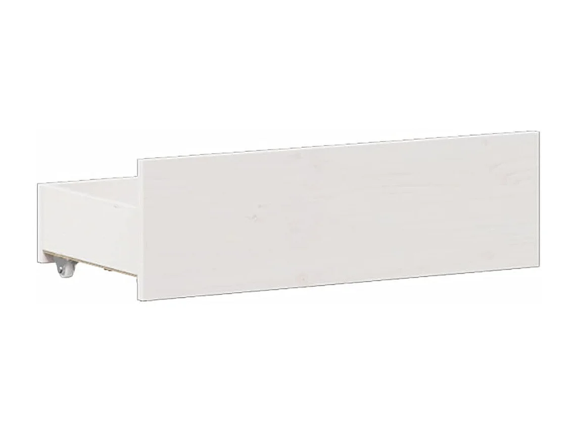 Letto per adulti | Letto matrimoniale | Giroletto senza Materasso con Testata Bianco 150x200 cm Pino