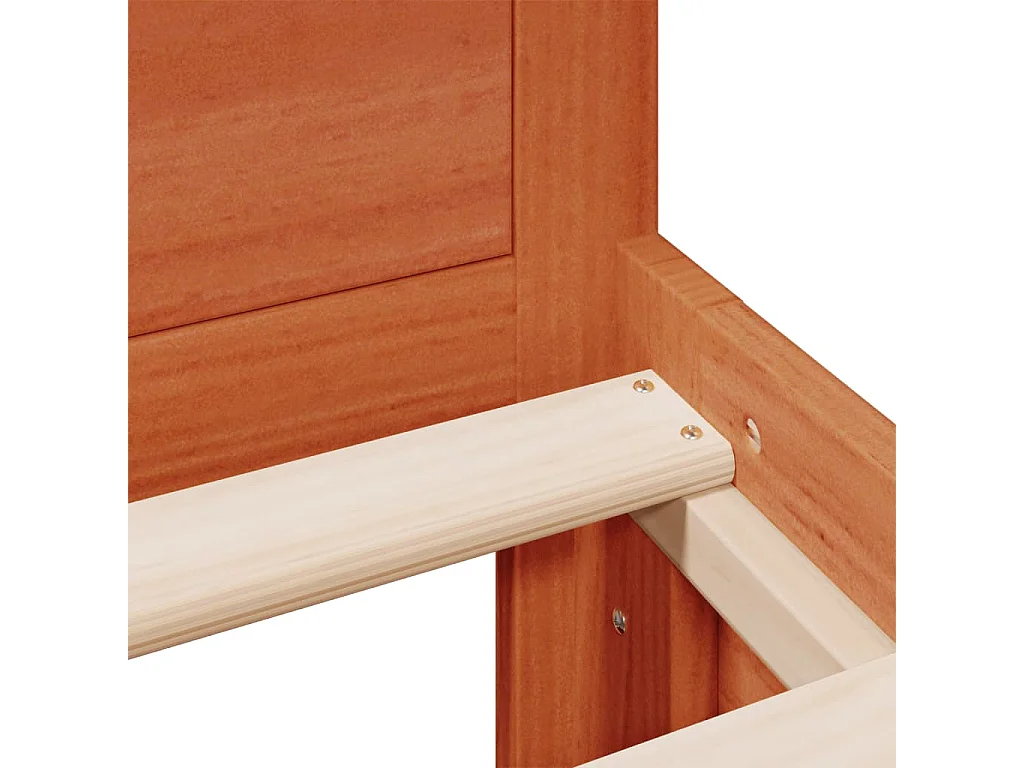 Lit double | Lit adulte | Cadre de lit avec tête de lit 180x200 cm bois pin