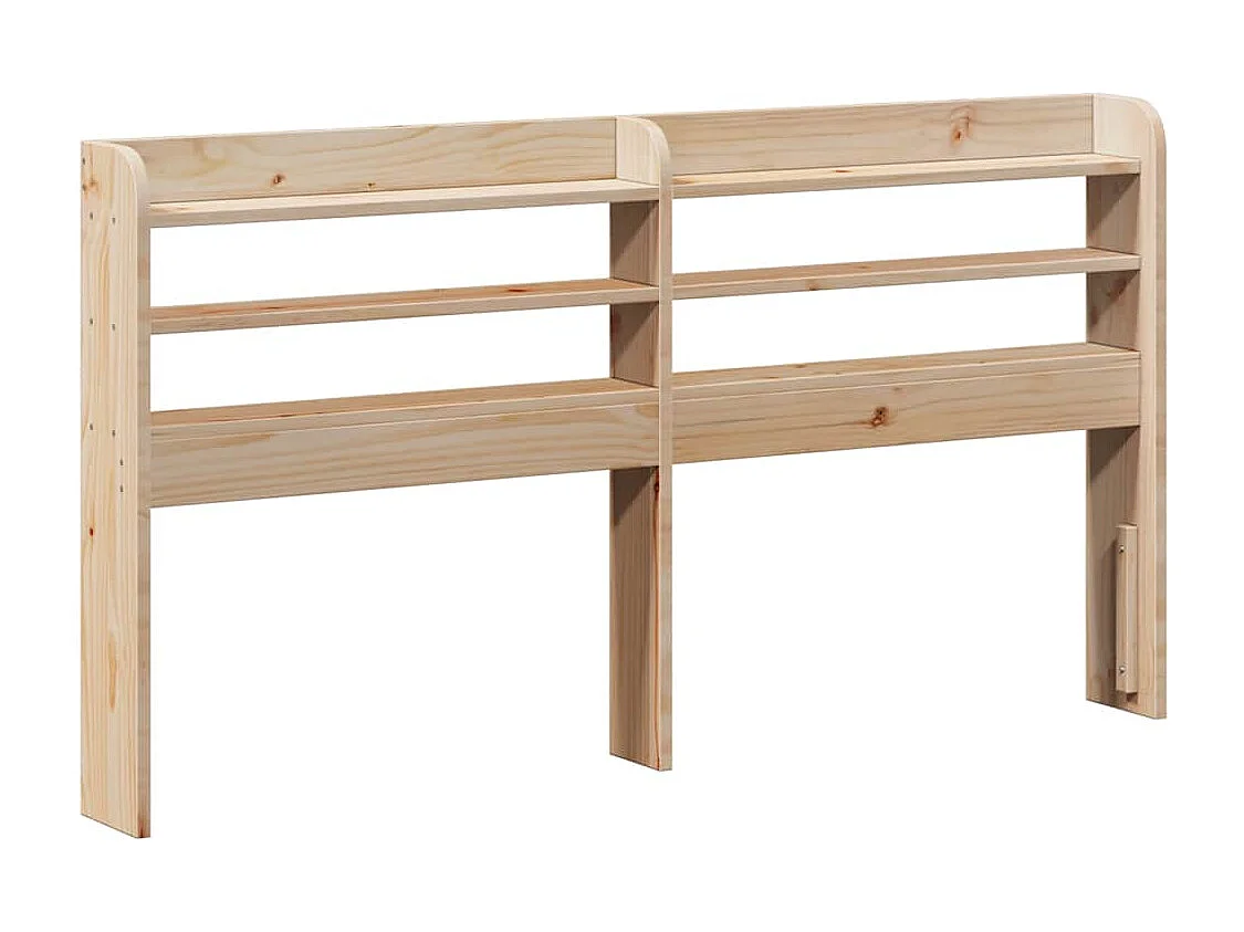 Letto per adulti | Letto singolo | Giroletto senza Materasso 100x200 cm in Legno Massello di Pino