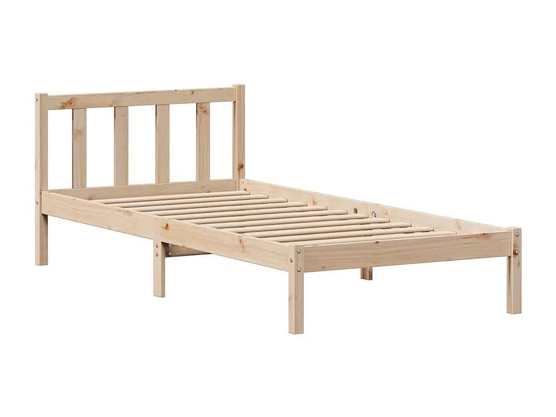 Lit simple | Lit adulte, enfant | Cadre de lit 100x200 cm bois massif de pin