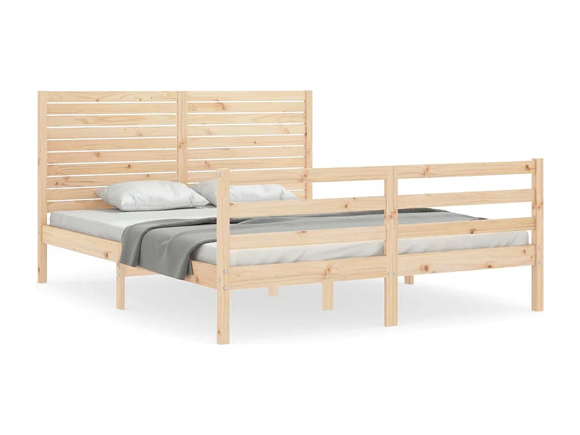 Lit double | Lit adulte | Cadre de lit 160x200 cm bois massif