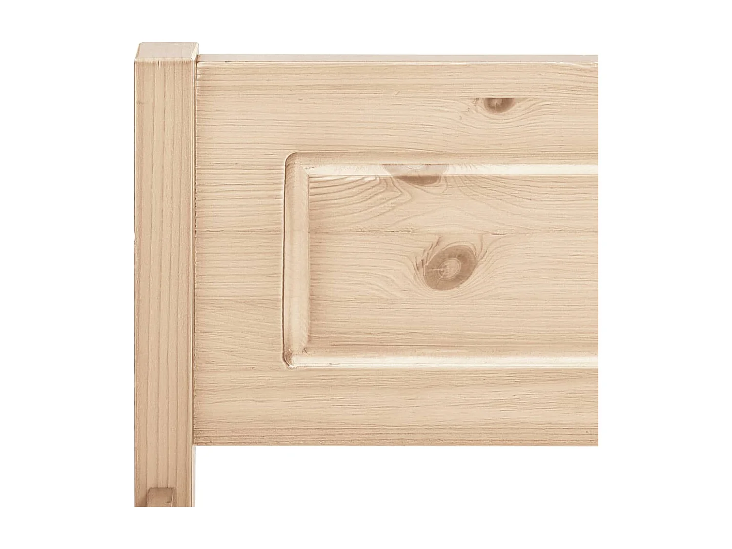 Lit simple | Lit adulte, enfant | Cadre de lit bois de pin massif 90x200 cm