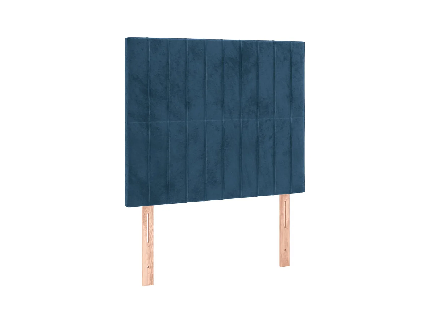 Lit simple | Lit adulte, enfant | Cadre de lit bleu foncé 80x200 cm velours
