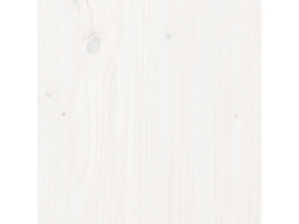 Lit double | Lit adulte | Cadre de lit bois de pin massif 140x190 cm blanc