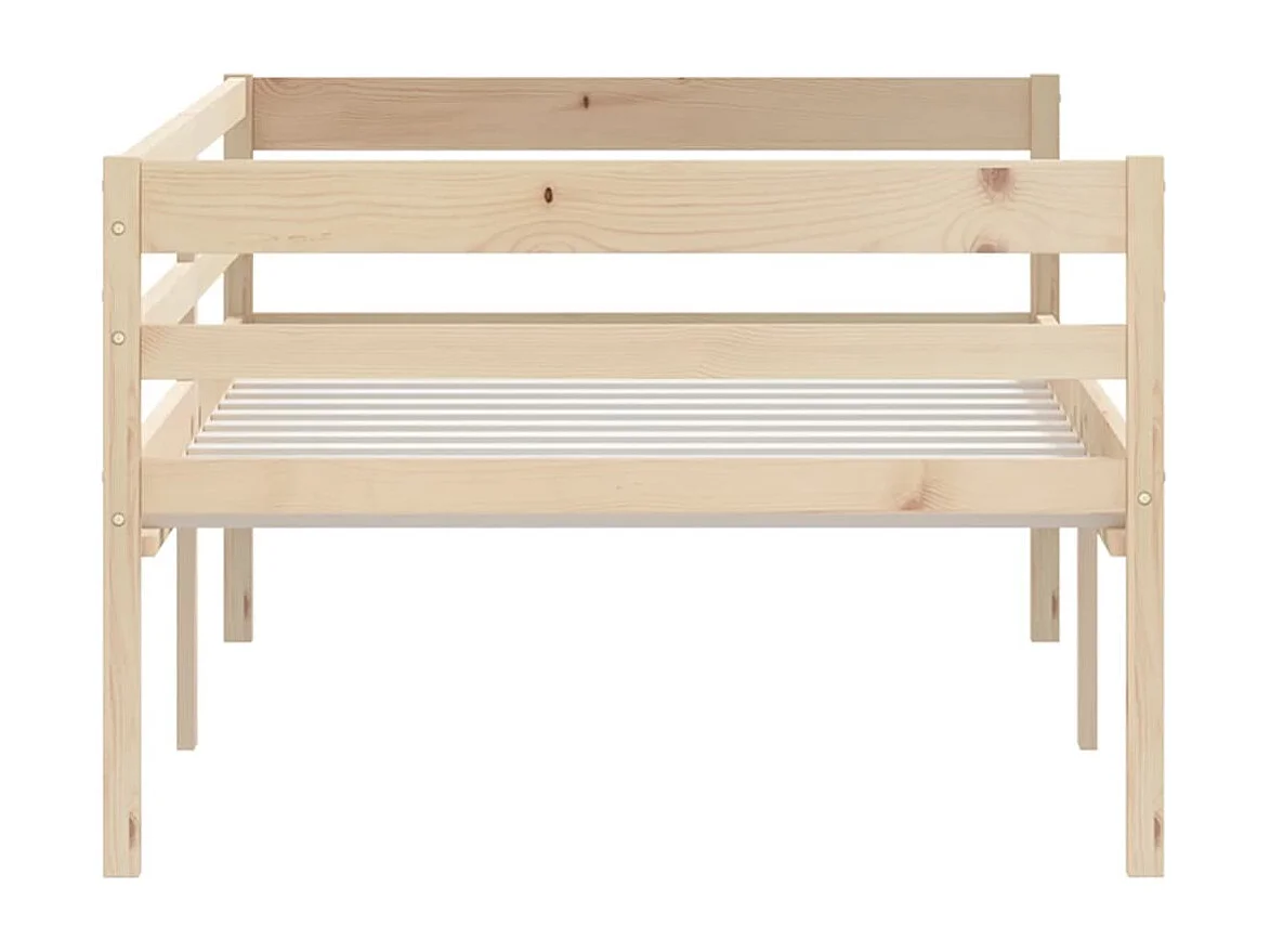 Lit simple | Lit adulte, enfant | Cadre de lit bois de pin massif 90x200 cm