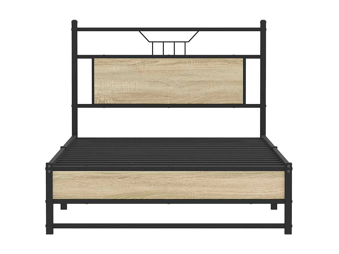 Lit simple | Lit adulte, enfant | Cadre de lit chêne sonoma 107x203 cm