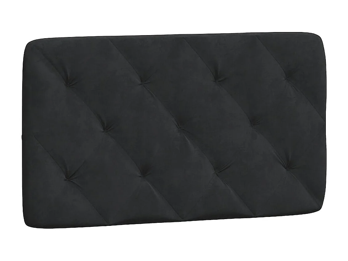 Lit simple | Lit adulte, enfant | Cadre de lit avec LED noir 80x200 cm velours